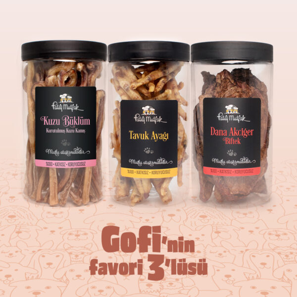 Gofi'nin Favori 3'lüsü - Ödül Maması Seti
